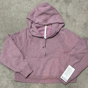 Lululemon | Scuba oversized half zip hoodie | Heathered Pink | m/l